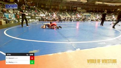 67 lbs Consi Of 4 - Ryan Bassiri, Capital City Wrestling Club vs Kasen Meloy, Keystone Krush