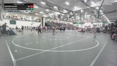 150 lbs Champ. Round 2 - Walter Taylor, Rogue Warrior vs Carson Rooks, Webb City Youth Wrestling