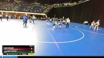 95 lbs Cons. Round 2 - Liam Exline, Iowa City Wrestling Club vs Camden Meyer, Iowa