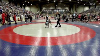 45 lbs Semifinal - Amazin' Hall, Roundtree Wrestling Academy vs Dominic Schafer, The Storm Wrestling Center