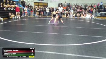 JV-6 lbs Round 1 - Lucianna Miller, Solon vs Lillian Gaiser, Mount Vernon