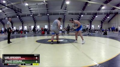 285 lbs Cons. Round 2 - William Hotaling, Unattached-University At Buffa vs Luke Herendeen, Unattached-University At Buffa