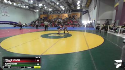 106 Boys Cons. Round 2 - Josue Reyes, San Diego vs Ryland Valdez, Christian