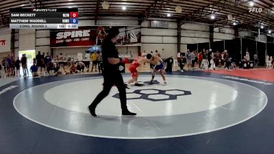 79 kg Cons. Round 5 - Sam Beckett, NLWC/TMWC vs Matthew Waddell, Blue & Gold Wrestling Club