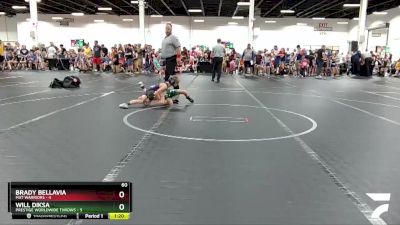 60 lbs Round 1 (8 Team) - Brady Bellavia, Mat Warriors vs Will Diksa, Prestige Worldwide Throws