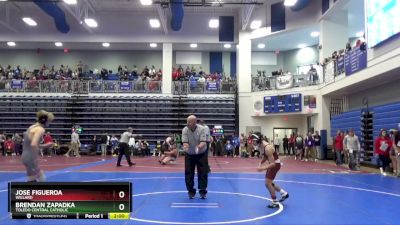 106 lbs Champ. Round 2 - Brendan Zapadka, Toledo Central Catholic vs Jose Figueroa, Willard