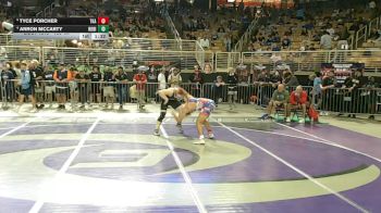 190 1A Quarterfinal - Tyce Porcher, The King`s Academy vs ARRON McCARTY, Robinson