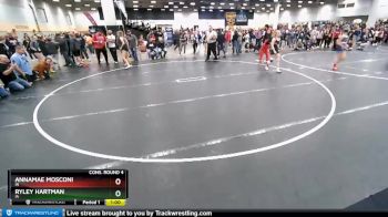 112 lbs Cons. Round 4 - AnnaMae Mosconi, IN vs Ryley Hartman, IA