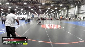 76 lbs Rd# 6- 9:00am Saturday Final Pool - Tanner McCray-Bey, Maryland BLACK vs Brody Romero, Mile High