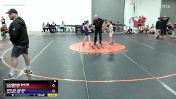 71 lbs 2nd Place Match (8 Team) - Cameron Smith, Ohio Red vs Wyler Allen, Oklahoma Red