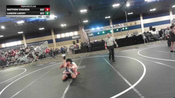 123 lbs Quarterfinal - Matthew Esqueda, Ocrtc vs Landon Lantry, Hotshots Wrestling