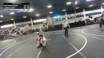 123 lbs Quarterfinal - Matthew Esqueda, Ocrtc vs Landon Lantry, Hotshots Wrestling