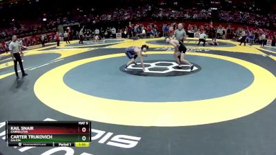 D2-113 lbs Quarterfinal - Kail Snair, Carrollton vs Carter Trukovich, Galion