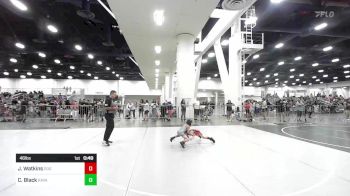 46 lbs Rr Rnd 5 - John Watkins, Dog Pound WC vs Colten Black, Ravage WC