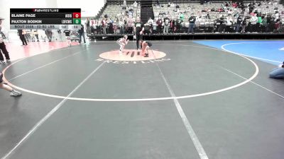 52-B2 lbs Semifinal - Blaine Page, All I See Is Gold Academy vs Paxton Bodkin, Lions Den FCWC