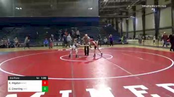 57 lbs 3rd Place - Knox Higdon, Big Red MC Wrestling Club vs Chase Downing, Storm Wrestling Center