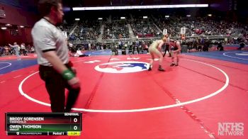 2A-165 lbs Semifinal - Brody Sorensen, Thermopolis vs Owen Thomson, Wright