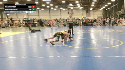 110 lbs Round 5 - 4:00pm Saturday - Blaise Wilson, Terps XPress vs Max Critzer, Ranger Wrestling Club