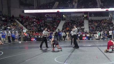 105 lbs Champ. Round 1 - Ryan Weatherhead, Republic Co vs James Daniels, Bonner Springs Wrestling Club