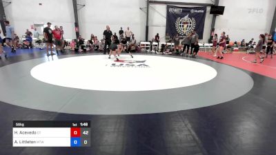 56 kg Rr Rnd 4 - Havana Acevedo, Cordoba Trained vs Autumn Littleton, New England Trappers West