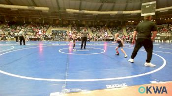 52 lbs Round Of 16 - Nash McCuistion, Pryor Tigers vs Case Mccabe, Cowboy Wrestling Club