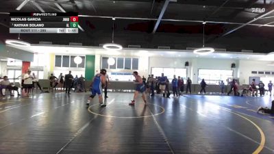 285 lbs Champ. Round 1 - Nathan Solano, Alta Loma vs Nicolas Garcia, JW North B