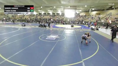 65 lbs Champ. Round 2 - Knox Slone, Nashville Catholic Wrestling vs Samuel Launius, Columbia Wrestling Club