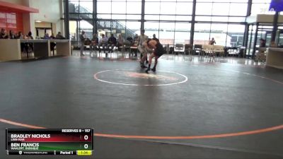 157 lbs Semifinal - Ben Francis, Wahlert, Dubuque vs Bradley Nichols, Linn-Mar