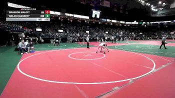 126 lbs Cons. Semi - Nolan Haggerty, WSW1 vs Branson Malott, MIA1