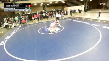 126 lbs Cons. Semi - Jacob Crawford, Unattached vs Lukas Quartz, Unattached