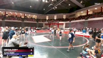 94 lbs Round 3 - Abbygail Everly, Bison Takedown Club vs Olivia Rubio, Enid Youth Wrestling Club