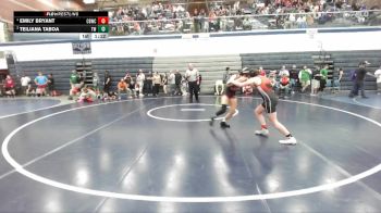 120 lbs Round 2 - Teiliana Taboa, TW Wrestling vs Emily Bryant, Challis Blackheart Wrestling Club