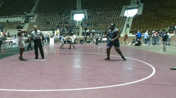 6A 285 lbs 1st Place Match - Cornelius Chaverst, Mcadory vs Bardon King, Homewood Hs