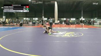 106 lbs 1 - Kaden Frock, 84 ATHLETES vs Harold Dahl, WILLIAMSBURG WRESTLING CLUB