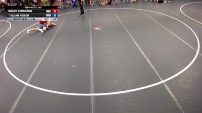 138 lbs Cons. Round 5 - Grant Bergeron, MN Elite vs Elijah Rieser, Wrestling Brotherhood