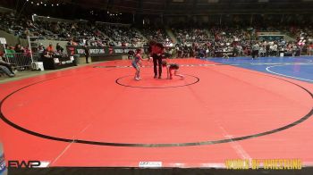 50 lbs Round Of 16 - Kaisynn Keefhaver, Open Mats vs Nayelli Romero, Salem Elite Mat Club