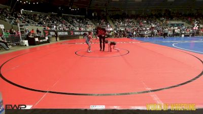 50 lbs Round Of 16 - Kaisynn Keefhaver, Open Mats vs Nayelli Romero, Salem Elite Mat Club