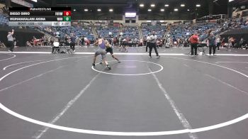133 lbs Cons. Round 3 - Ikuhaiakalani Akina, Waldorf (Iowa) vs Diego Sirio, Fort Hays Tech Northwest