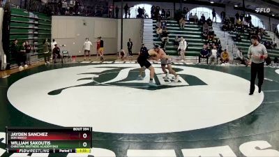 144 lbs Cons. Semi - Jayden Sanchez, Don Bosco vs William Sakoutis, Christian Brothers Academy(NJ)