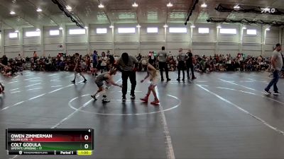 56 lbs Finals (2 Team) - Owen Zimmerman, Killer Elite vs Colt Godula, Upstate Uprising