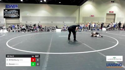 74 lbs Rr Rnd 2 - Axton Wittenburg, Immortal Athletics WC vs Dominic Bowen, Michigan Premier WC - (B)