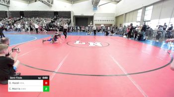 89-M lbs Semifinal - Douglas Hazel, Henlopen Hammers vs Chance Morris, Cordoba Trained