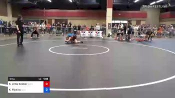57 kg Round Of 64 - Skylar Little Soldier, Hastings Wrestling Club vs Kira Pipkins, NJ Scorpions Wrestling School, LLC