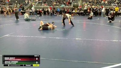 75 lbs Cons. Round 2 - Reed Bovy, Moen Wrestling Academy vs Simon Sperry, Team Grind House