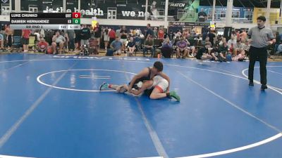 108 lbs Rr Rnd 3 - Luke Chunko, Grit Mat Club Red - HSC vs Damien Hernandez, Kraken Red - HSC