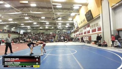 113 lbs Cons. Round 6 - Gavin Phillips, Boulder Creek vs Richard Tanori, Sahuarita High School