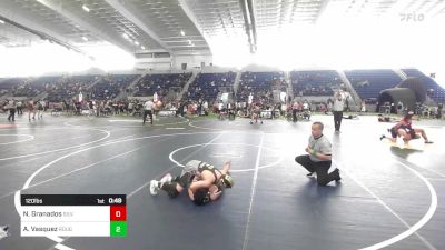 120 lbs Semifinal - Noah Granados, Silverback WC vs Adam Vasquez, Rough House