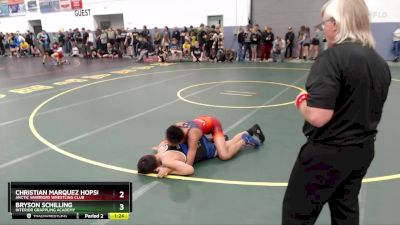 138 lbs Champ. Round 2 - Christian Marquez Hopson, Arctic Warriors Wrestling Club vs Bryson Schilling, Interior Grappling Academy