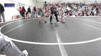 55 lbs Consolation - Knox Martin-McGowan, Brushy Wrestling Club vs Liliana Guerrero, Brushy Wrestling Club