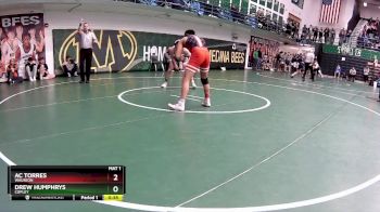 138 lbs Cons. Round 5 - Drew Humphrys, Copley vs AC Torres, Wauseon